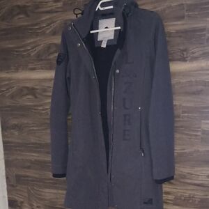 Roots 73 x Lazure - Women's Charcoal Gray Long Jacket